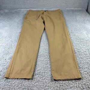 MATCHSTICK Khaki Chino Pants Straight Leg Casual Mens Size 34